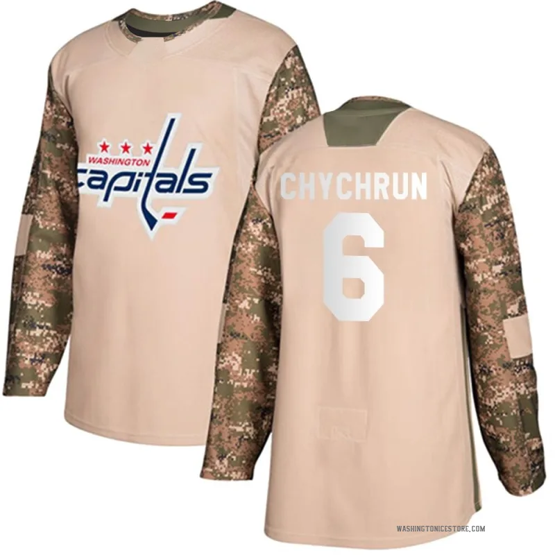 Camo Men's Jakob Chychrun Washington Capitals Authentic Veterans Day Practice Jersey