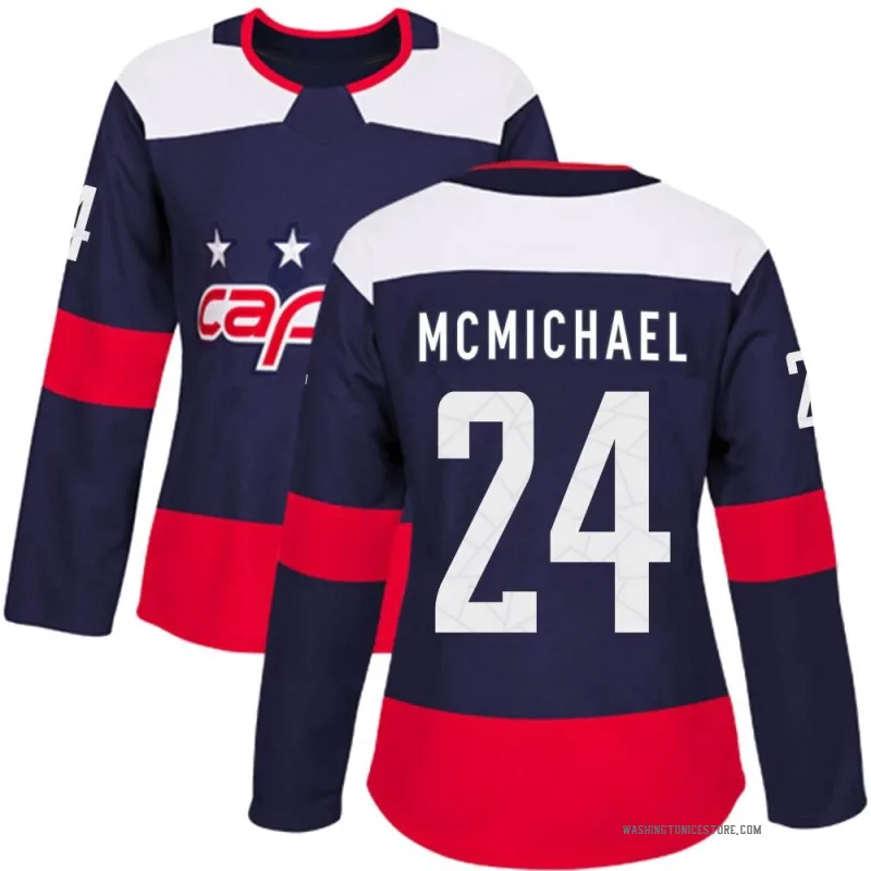 Navy Blue Women's Connor McMichael Washington Capitals Authentic 2018 Stadium Series Jersey