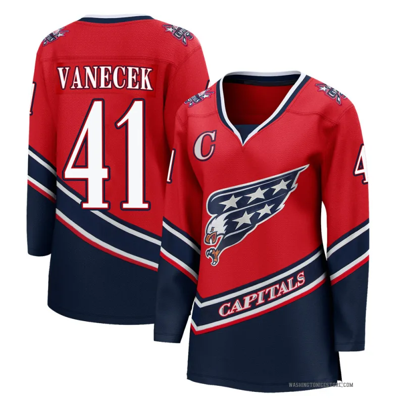 Red Women's Vitek Vanecek Washington Capitals Breakaway 2020/21 Special Edition Jersey 