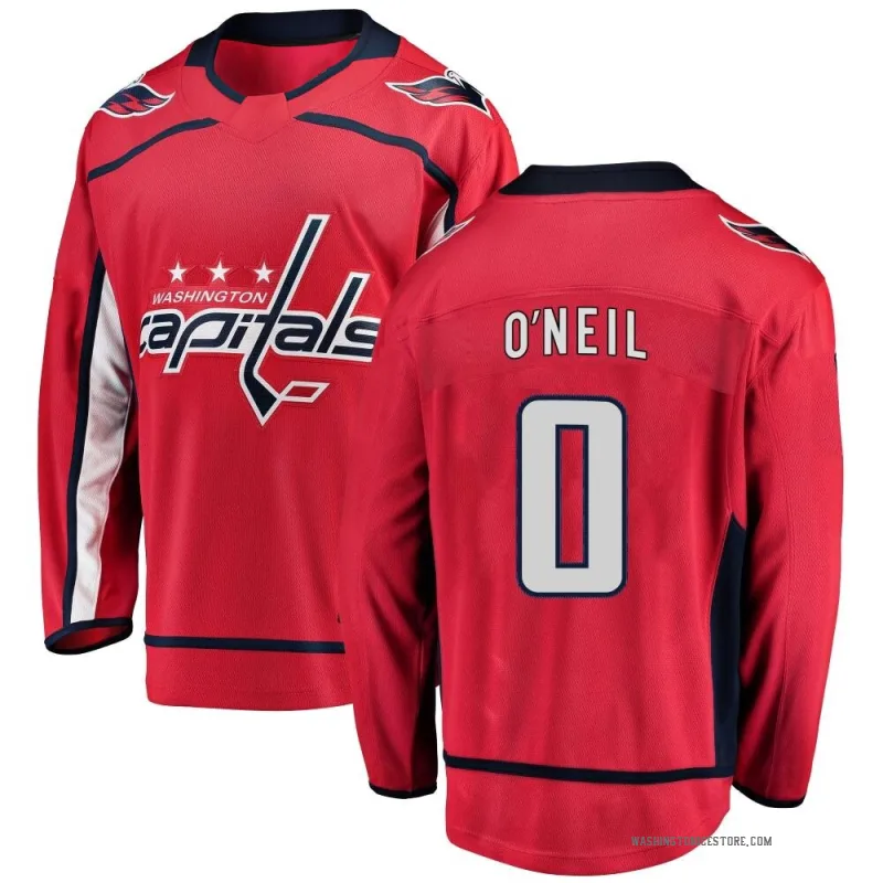 Red Youth Kevin O'Neil Washington Capitals Breakaway Home Jersey